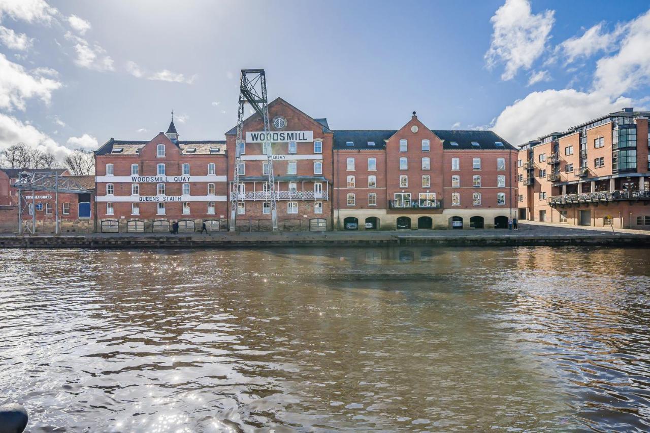 Woodsmill Quay Riverside Apartment - Heart Of York Eksteriør billede